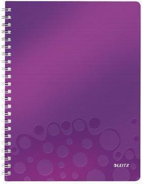 Leitz blok WOW A4 čtverečkovaný,purpurový - obrázek 1