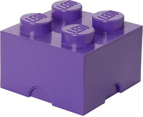 LEGO úložný box 4 - fialová - obrázek 1