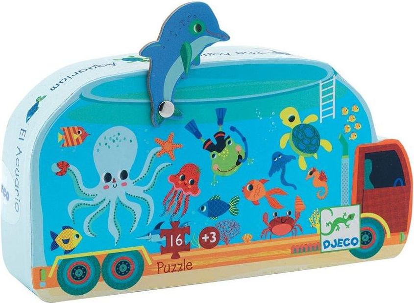 Djeco Puzzle v krabičce Akvárium uni - obrázek 1
