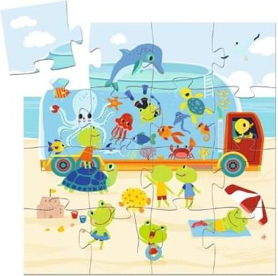 Djeco Puzzle v krabičce Akvárium uni - obrázek 2