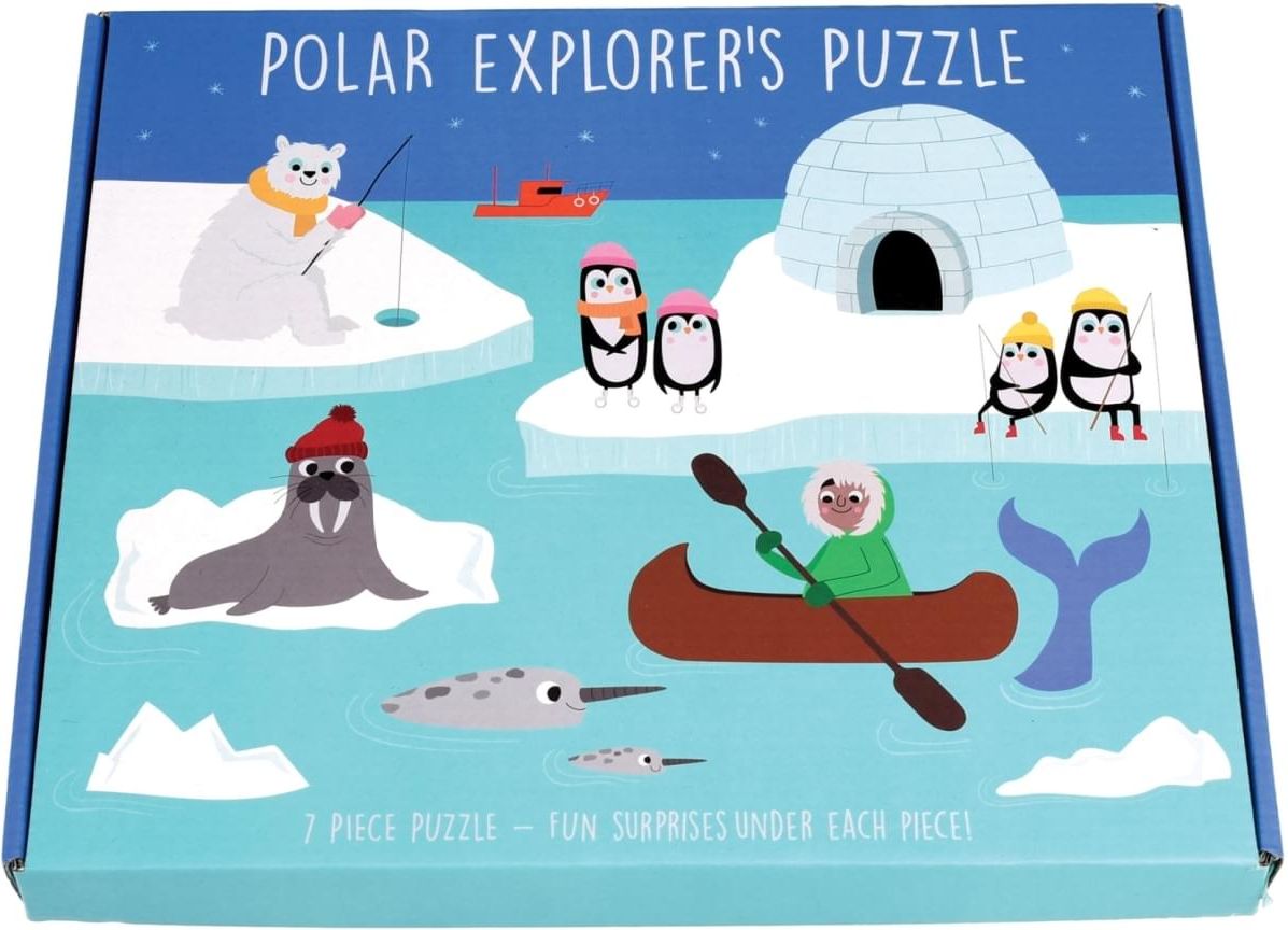 Dětské puzzle - polární průzkumníci uni - obrázek 1