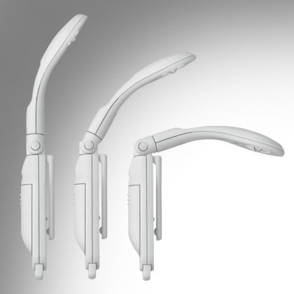 Mini lamp clip - bílá - obrázek 1