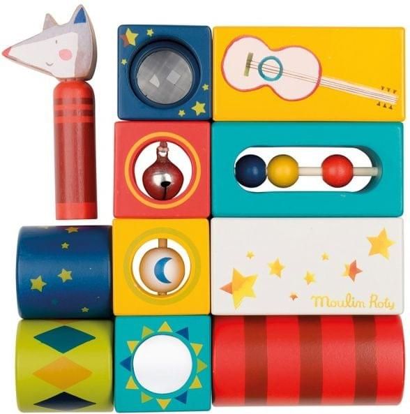 Activity cubes Moulin Roty uni - obrázek 1
