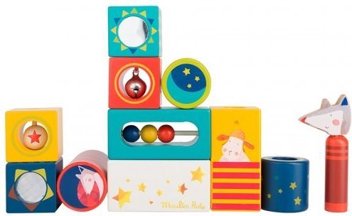 Activity cubes Moulin Roty uni - obrázek 2