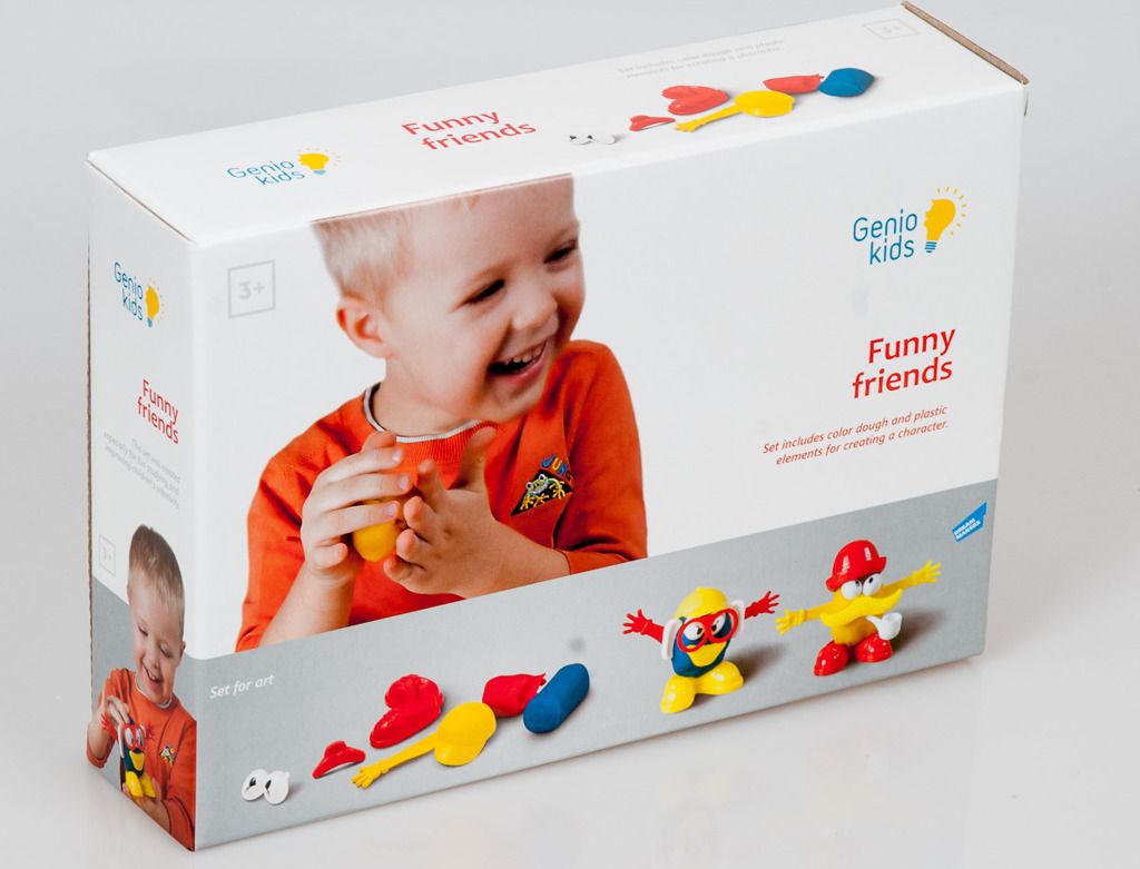 Modelína - kreativní sada Veselí kamarádi - obrázek 1