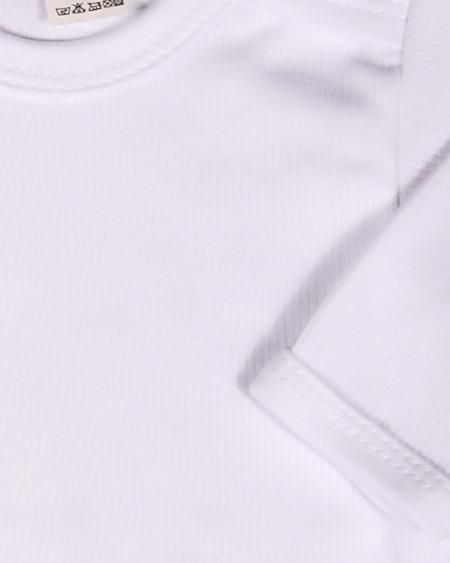 Bílé body krátký rukáv vel. 50 New Baby Classic - obrázek 2