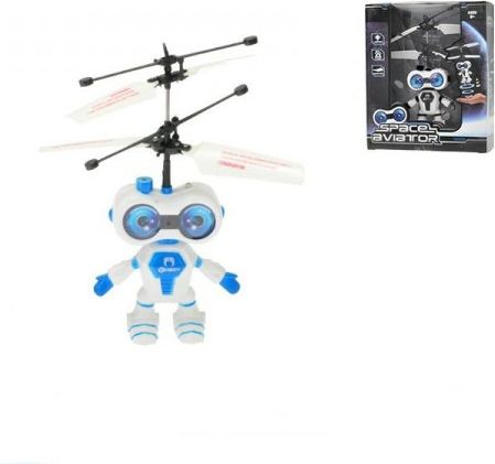 Helikoptéra vesmírný letec 15cm se senzorem a USB nabíjecím kabelem se světlem asst. 2barvy - obrázek 1