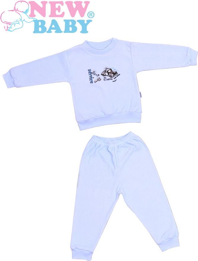 Dětské froté pyžamo vel. 92 New Baby modré - obrázek 1