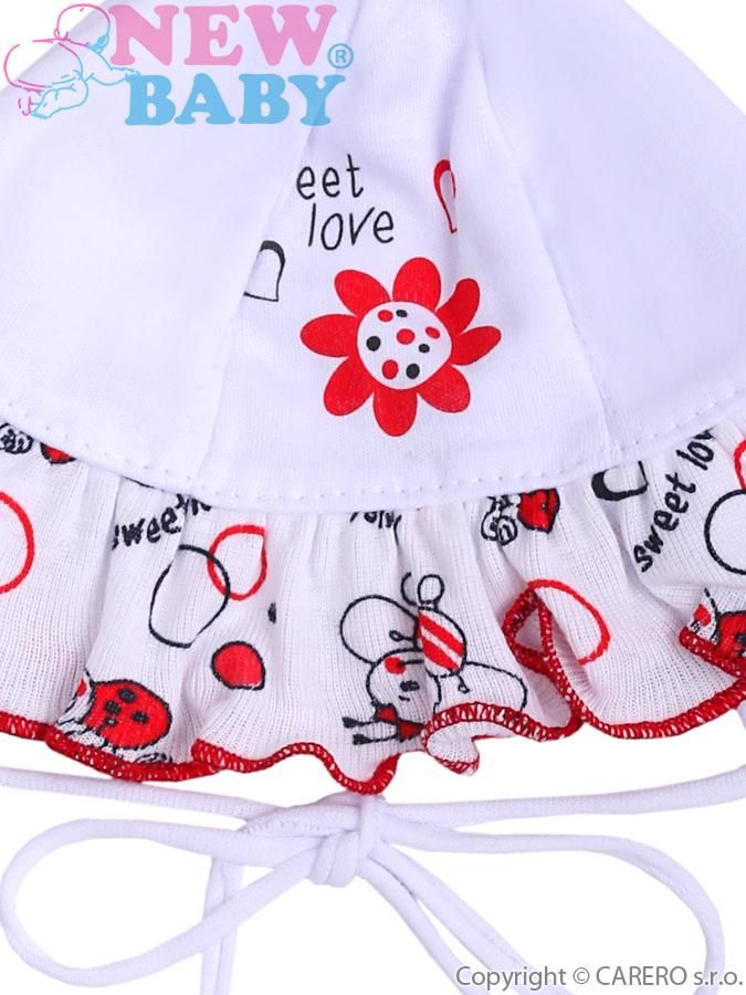 Dětská čepička vel. 80 New Baby Beruška - obrázek 2