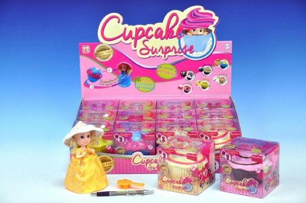 Panenka/Cupcake 14cm vonící - zelená - obrázek 1