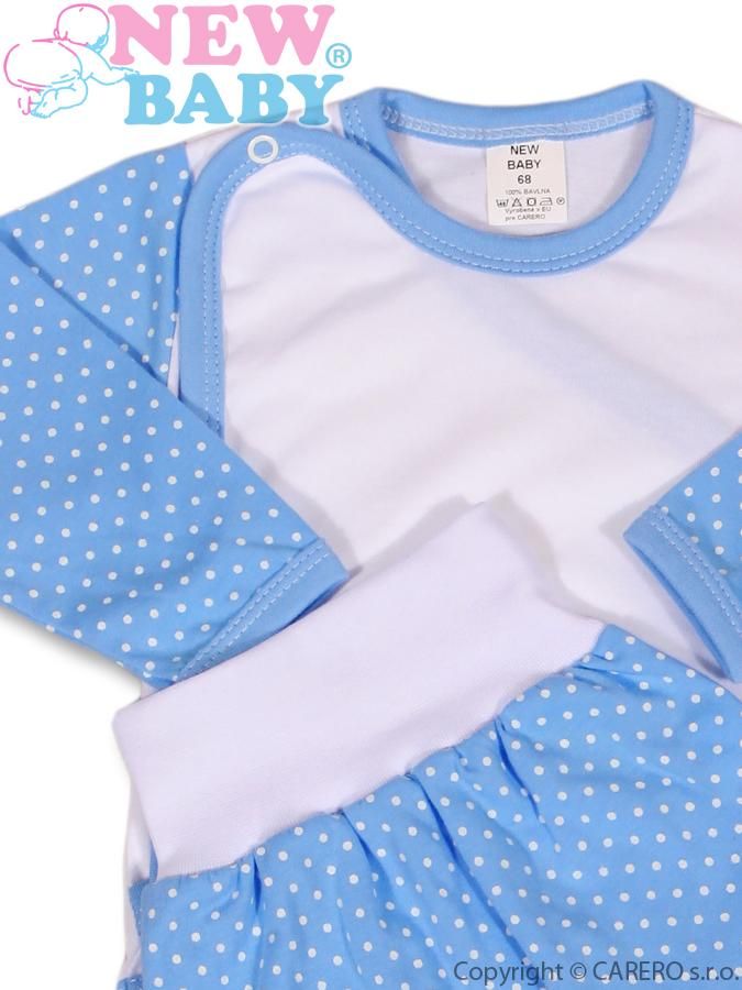 2-dílná souprava vel. 62 New Baby Puntík modrá - obrázek 2