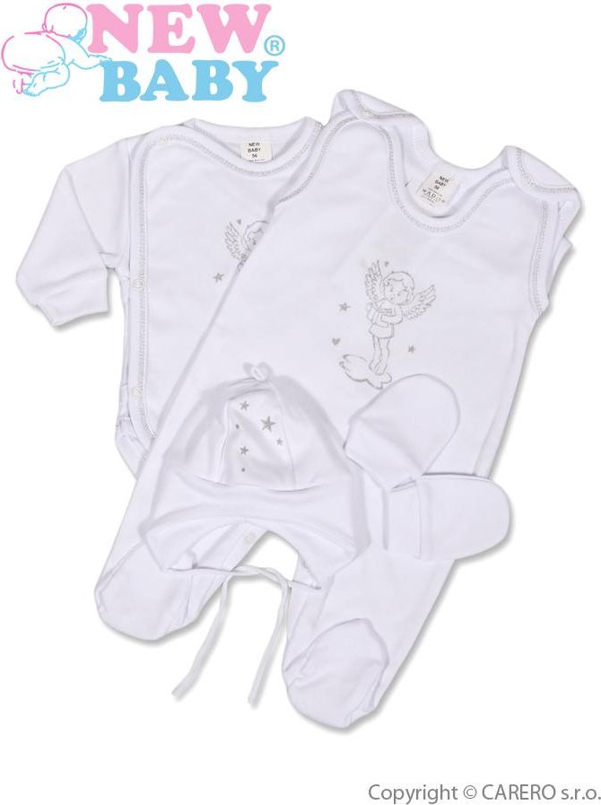 4-dílná soupravička vel. 56 New Baby andílek - obrázek 1