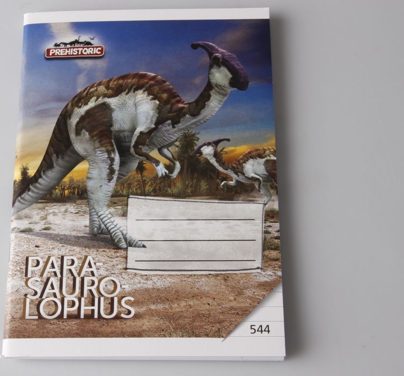 Sešit A5/ 544 Prehistoric 3D, 40 listů linkovaný - obrázek 1