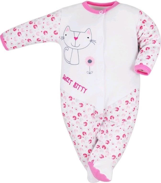 Kojenecký overal Bobas Fashion Baby Beti růžový Růžová 62 (3-6m) - obrázek 1