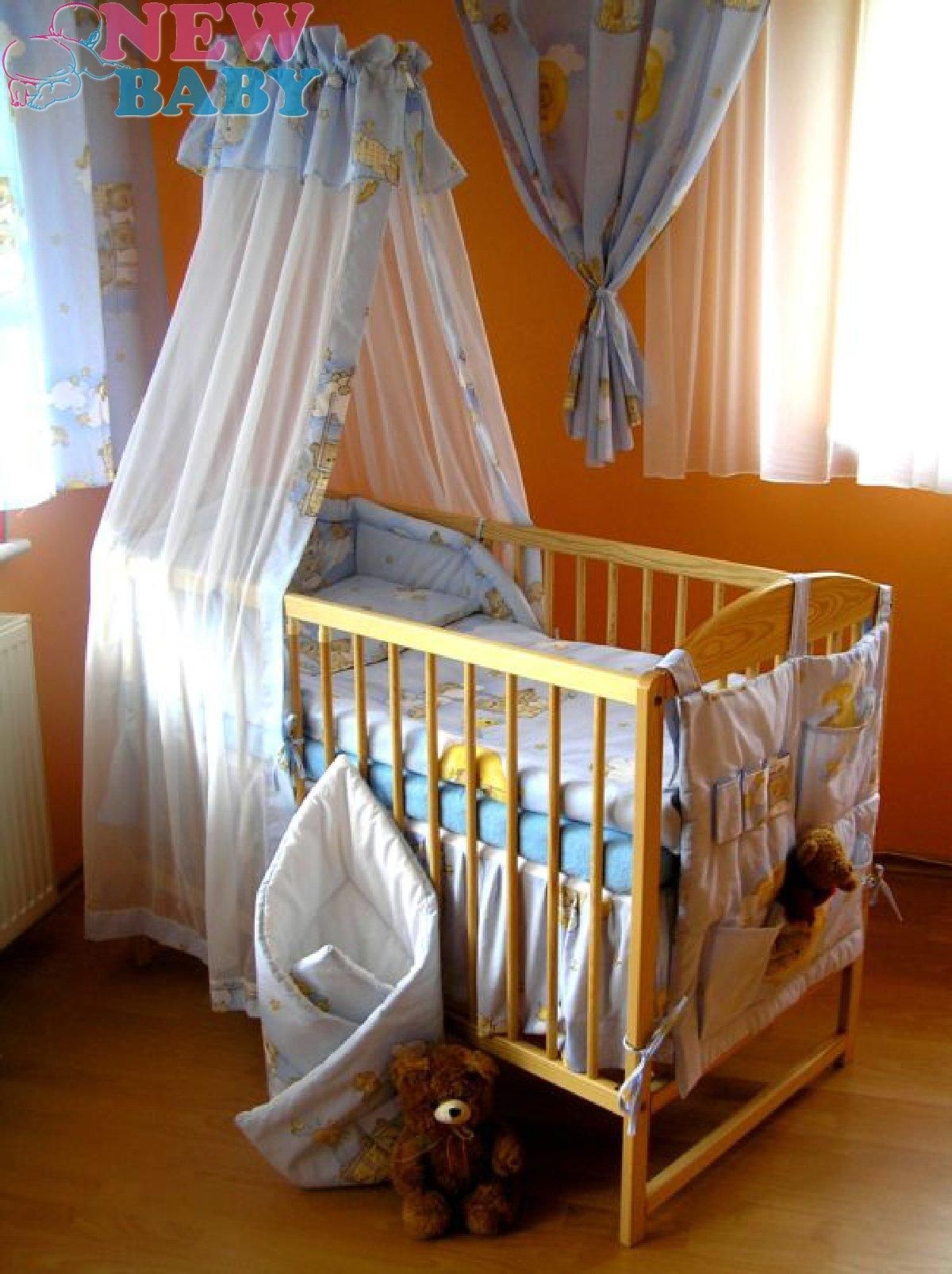 7-dílné ložní povlečení 90/120 cm + držák na nebesa Modrá 90/120 cm - obrázek 2