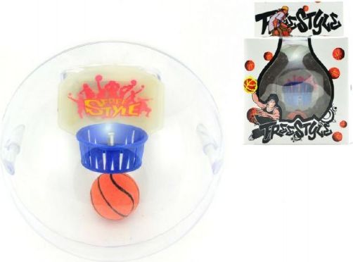 Hra basketbal mini plast 10cm se zvukem na baterie - obrázek 1