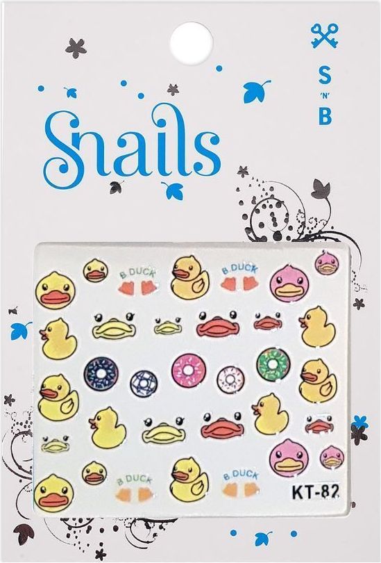 Dětské nálepky na nehty Snails - Quack Quack uni - obrázek 1