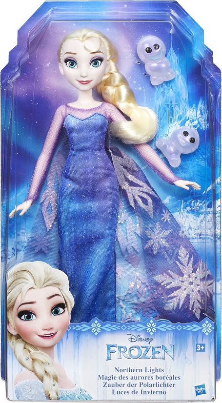 Frozen Princezna Elsa/Anna s třpytivými šaty a kamarádem - obrázek 3