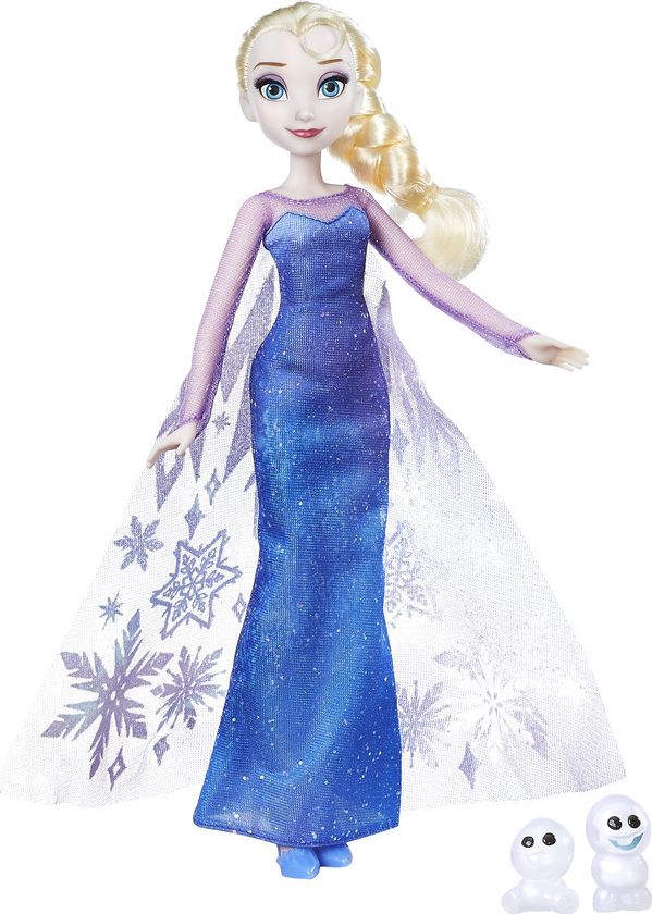 Frozen Princezna Elsa/Anna s třpytivými šaty a kamarádem - obrázek 4