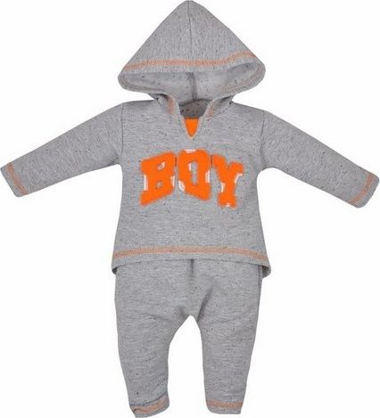 2-dílná souprava Koala Boys and Girls šedá Boy Šedá 68 (4-6m) - obrázek 1
