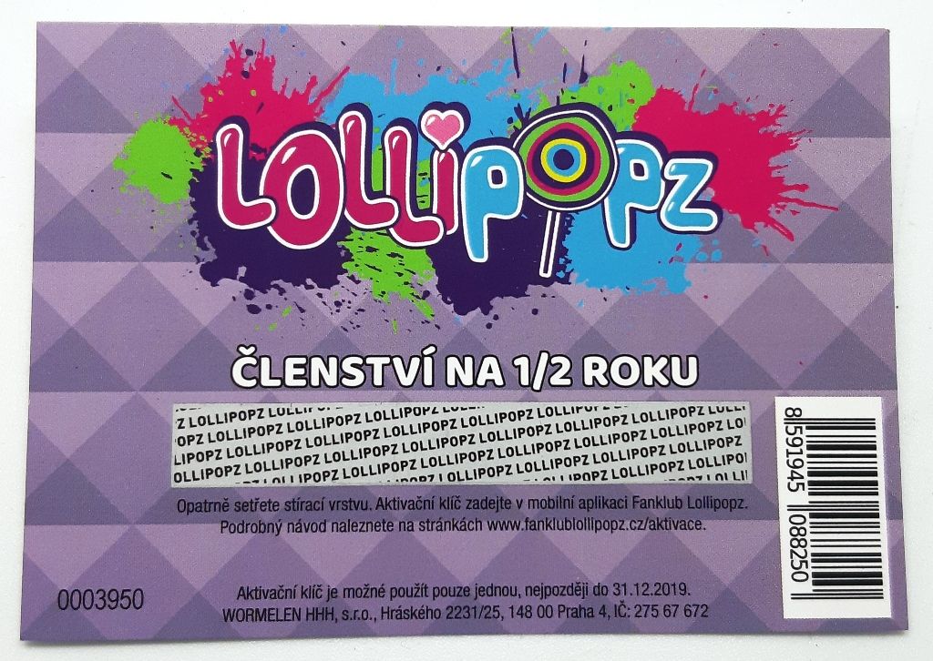 Lollipopz členství na 6 měsíců - obrázek 1