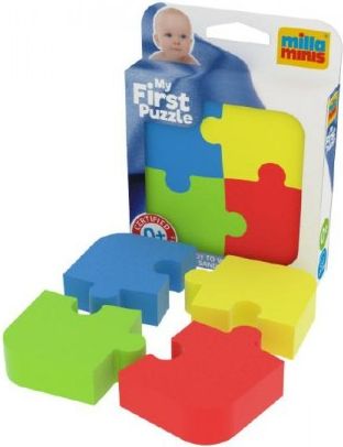 Moje první puzzle pěna 10x10cm v krabičce - obrázek 1