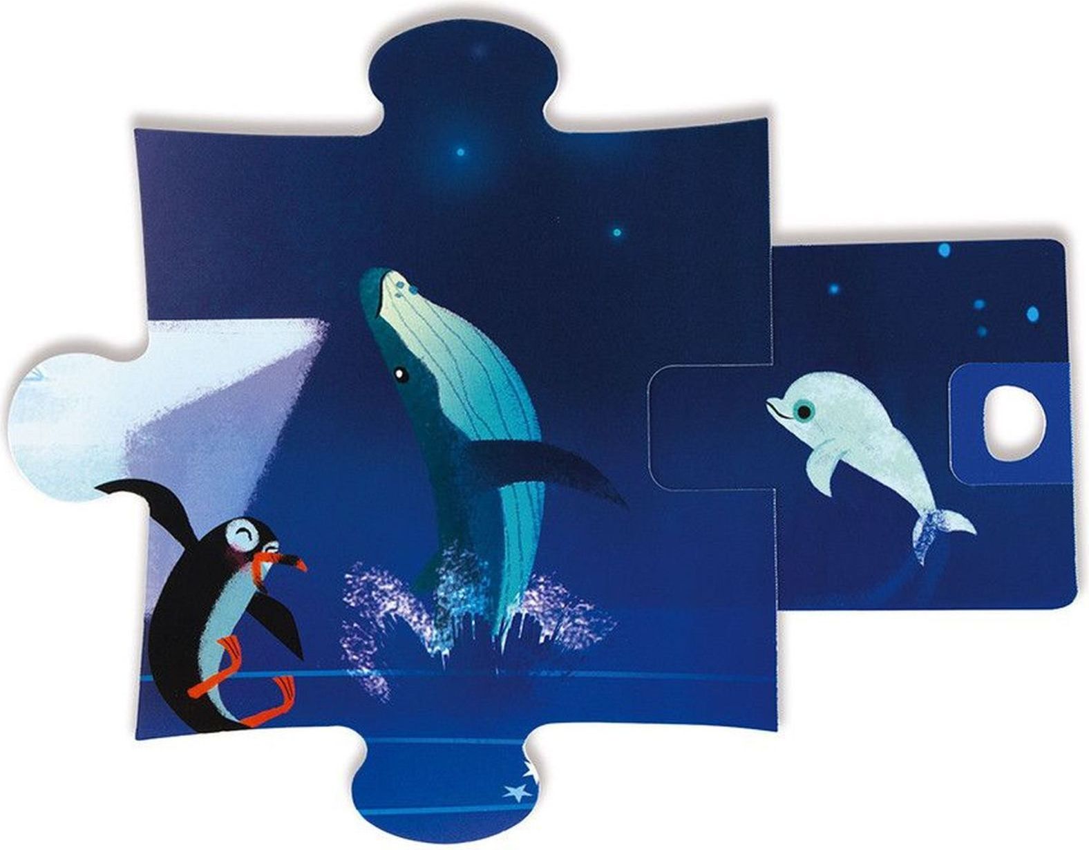 Dětské puzzle Janod s překvapením - Antarktida uni - obrázek 2