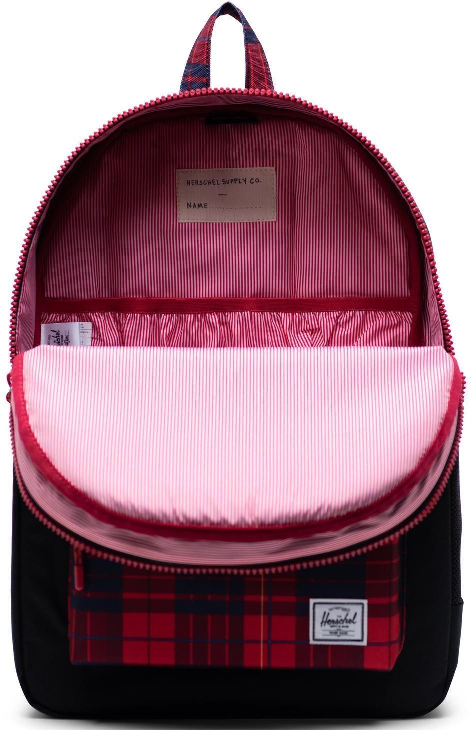 Herschel Heritage Youth X-Large - black/winter plaid uni - obrázek 2