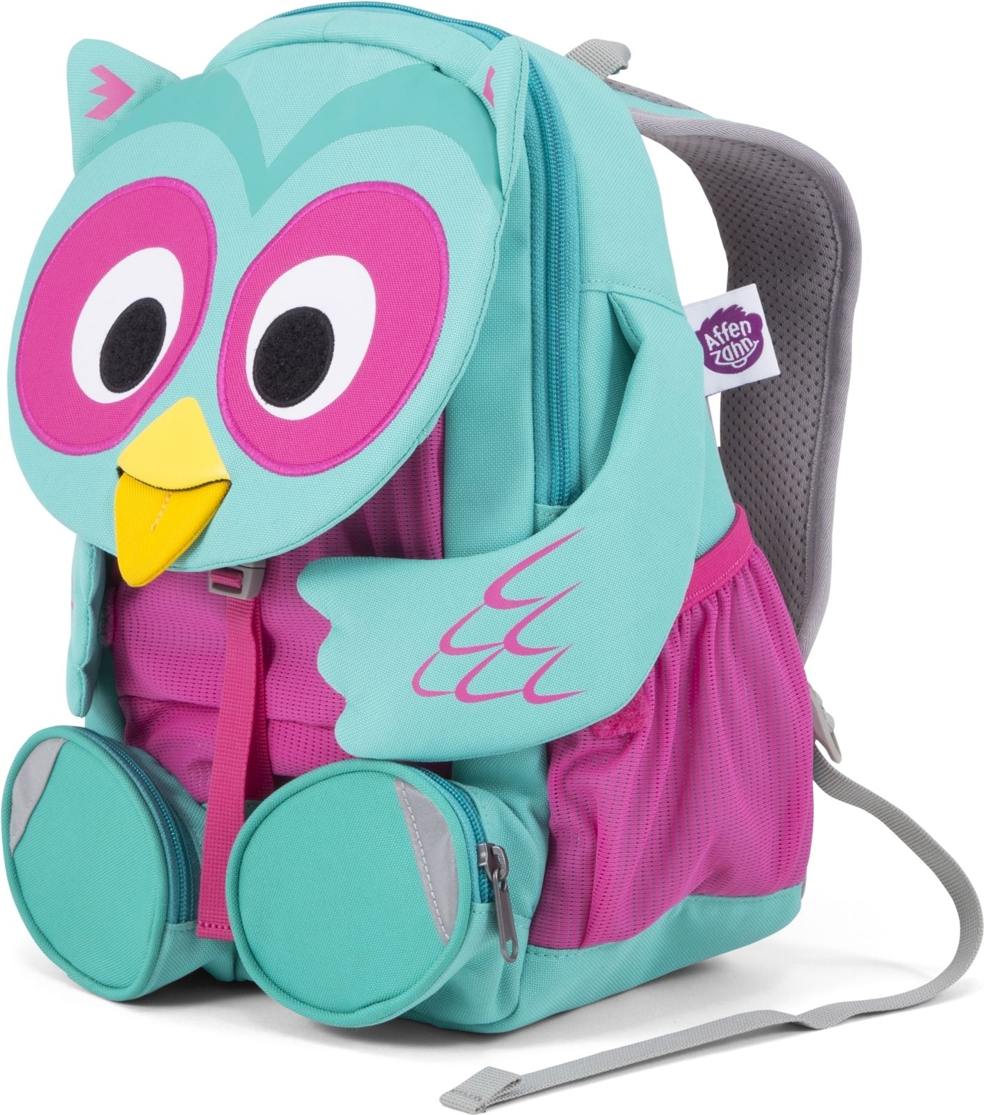 Affenzahn Olina Owl large - turquoise uni - obrázek 2
