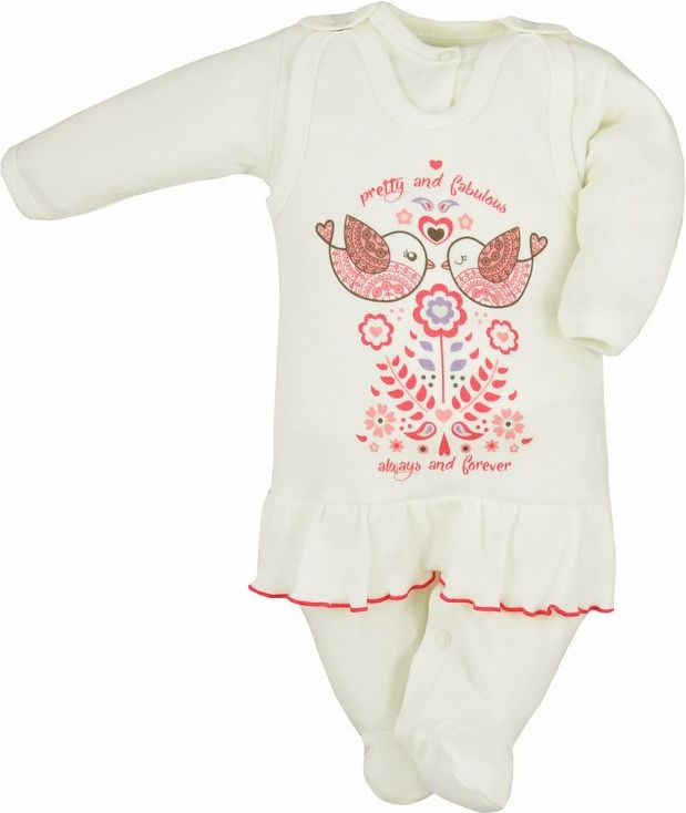 2-dílná kojenecká souprava Koala Preety béžová Béžová 62 (3-6m) - obrázek 1