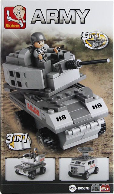Stavebnice 3v1 - Armored car - obrázek 5