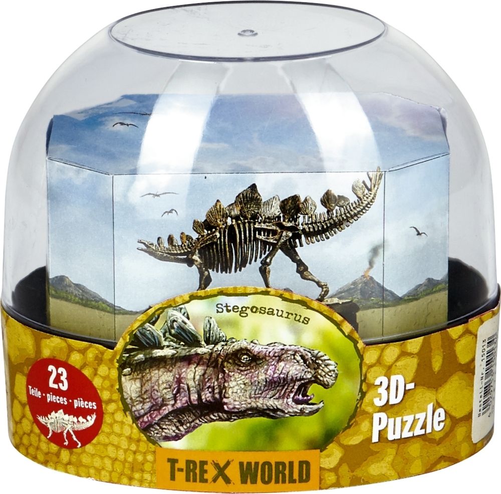 3D Puzzle Stegosaurus T-RexWorld uni - obrázek 2