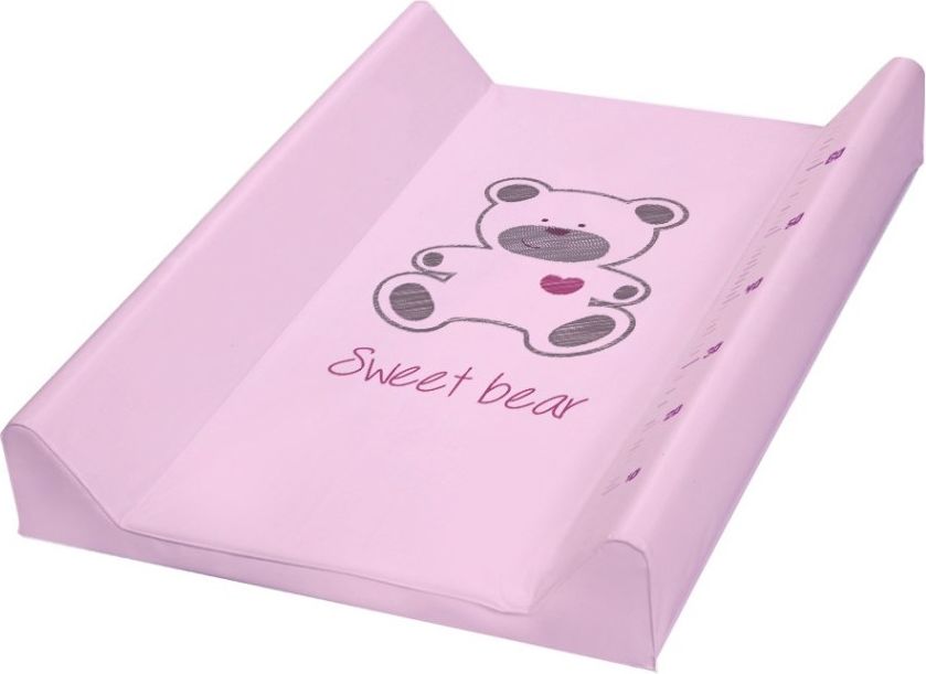 Přebalovací podložka Klups Sweet Bear růžová tvrdá - obrázek 1