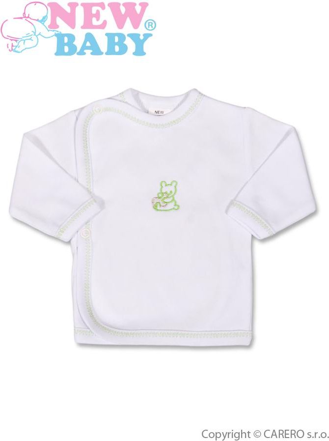 Kojenecká košilka s vyšívaným obrázkem vel. 50 New Baby zelená - obrázek 1