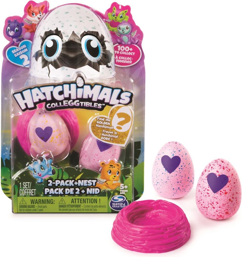 Hatchimals sběratelská zvířátka ve vajíčku dvojbalení - 2 druhy - obrázek 1