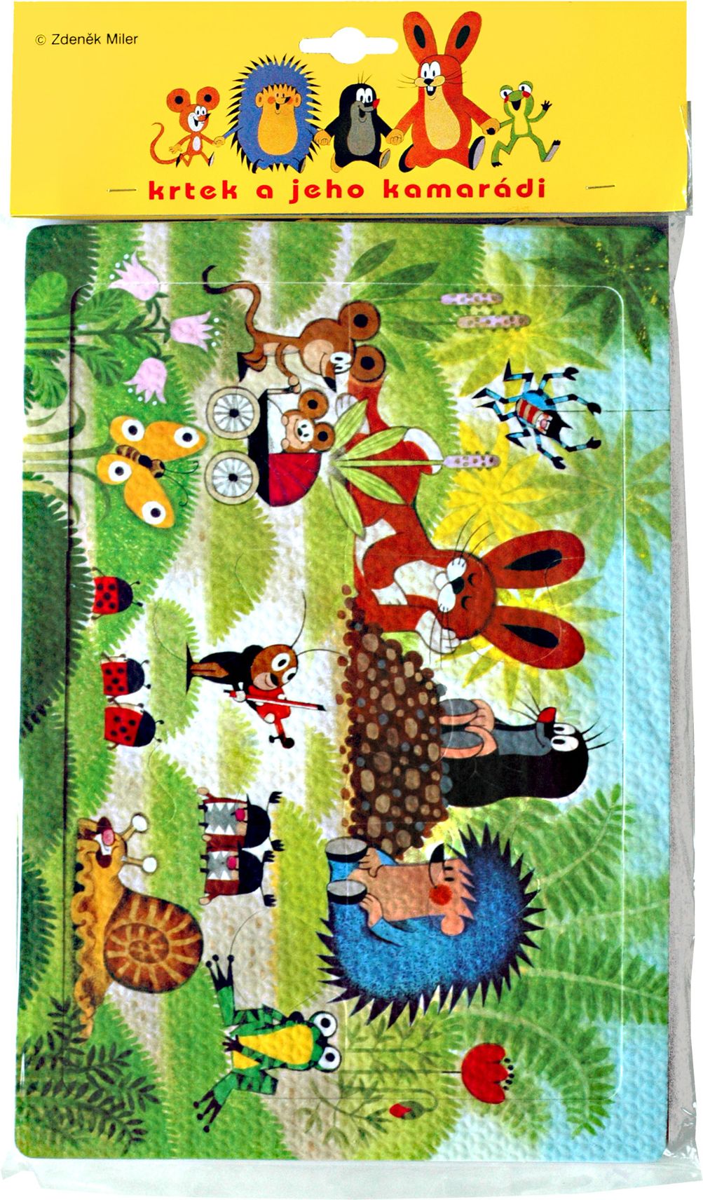 Pěnové puzzle Krtek 6 dílků/2 motivy - obrázek 1