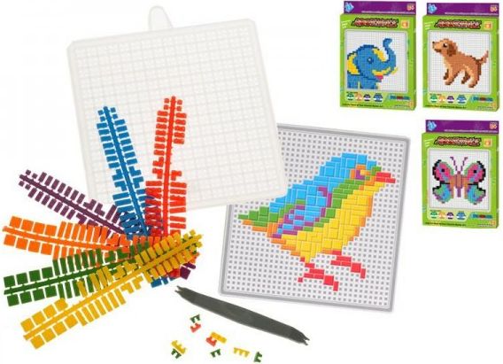 Mozaikové puzzle plast asst 4 druhy - obrázek 1