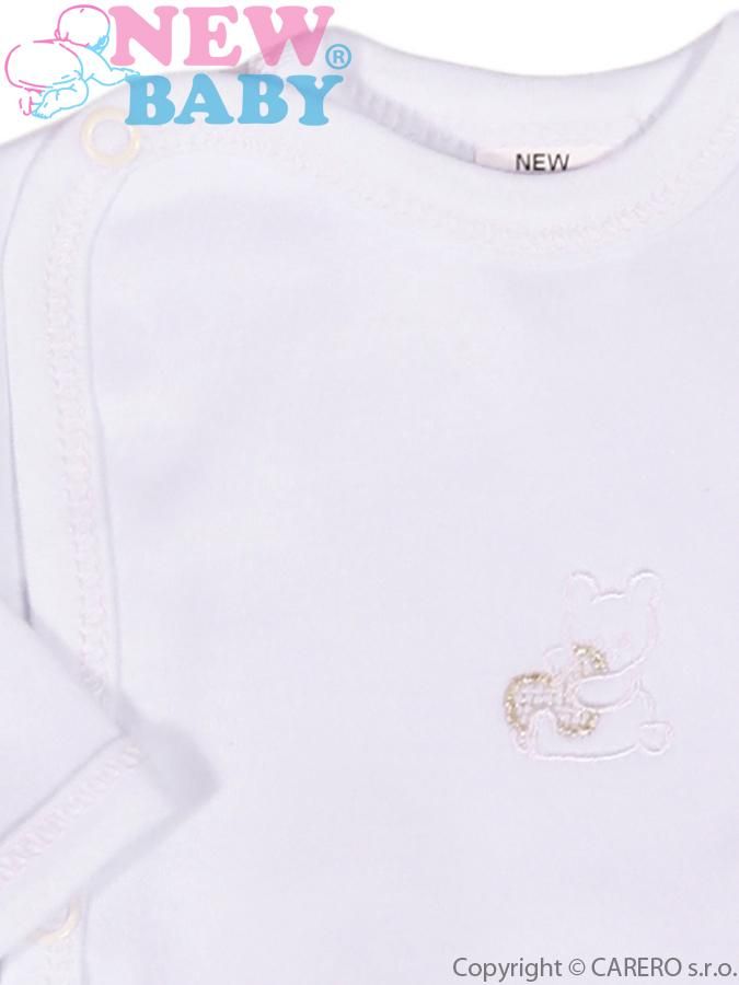 Kojenecká košilka s vyšívaným obrázkem vel. 56 New Baby bílá - obrázek 2