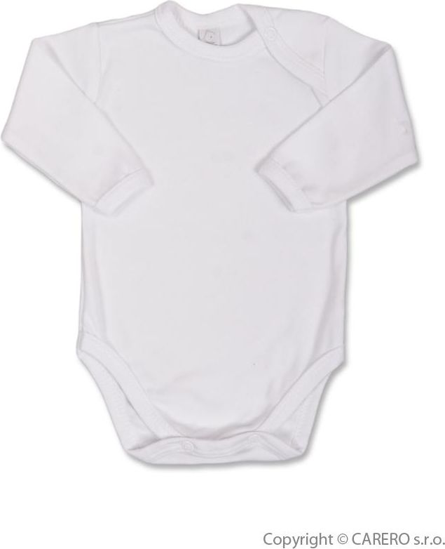 Kojenecké body s dlouhým rukávem vel. 98 Bobas Fashion bílé - obrázek 1