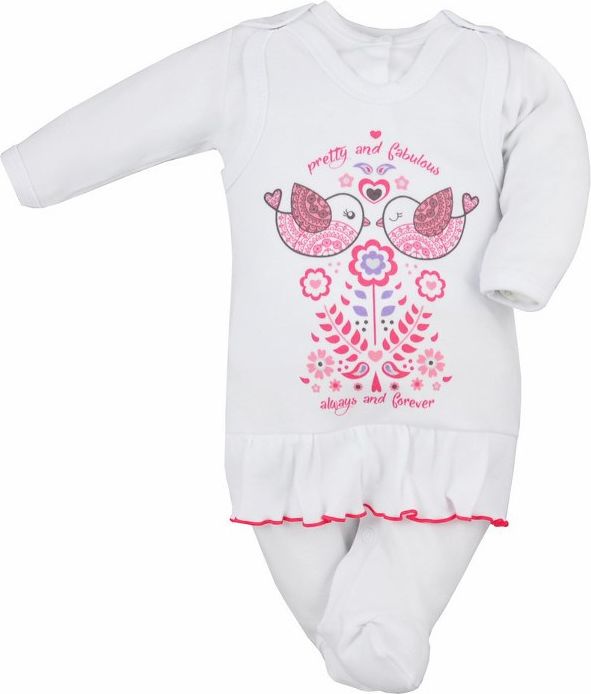 2-dílná kojenecká souprava Koala Preety bílá Bílá 62 (3-6m) - obrázek 1