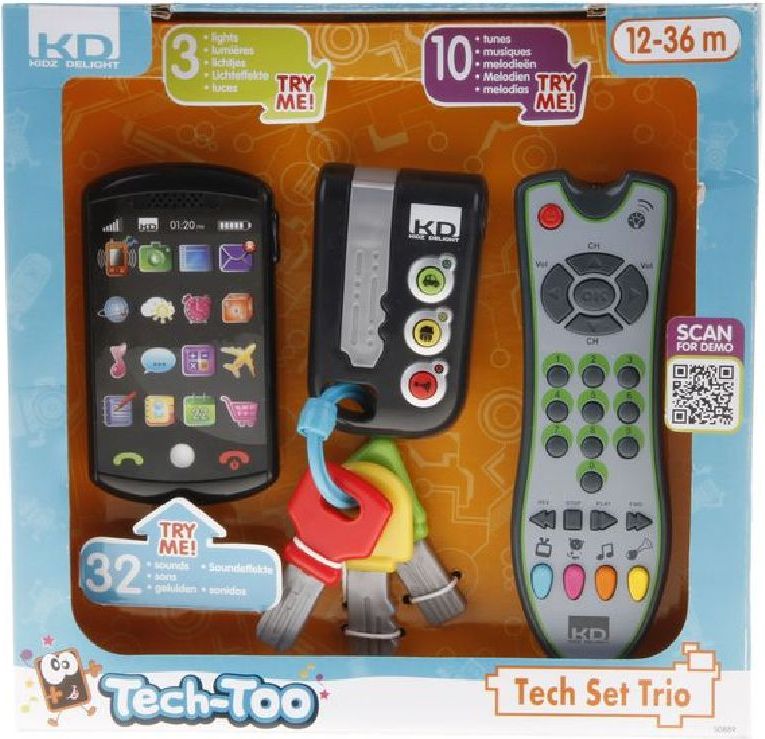 Trio set Tech Too - klíče, ovladač a telefon - obrázek 2