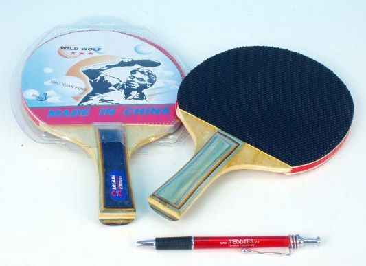Pálka na stolní tenis řapíková 25cm - obrázek 2