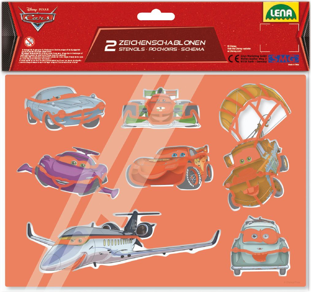 Kreslící šablony Disney Cars - obrázek 1
