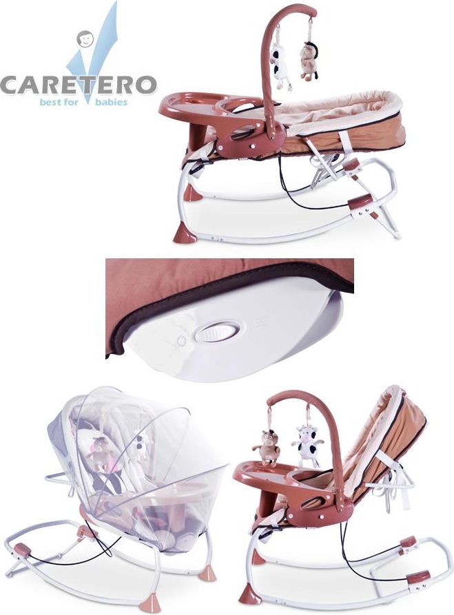 Dětské lehátko CARETERO Rancho beige - obrázek 3