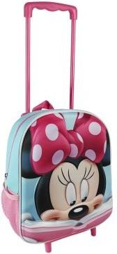 Batoh 3D Minnie s vysouvací držadlem a kolečky - obrázek 1