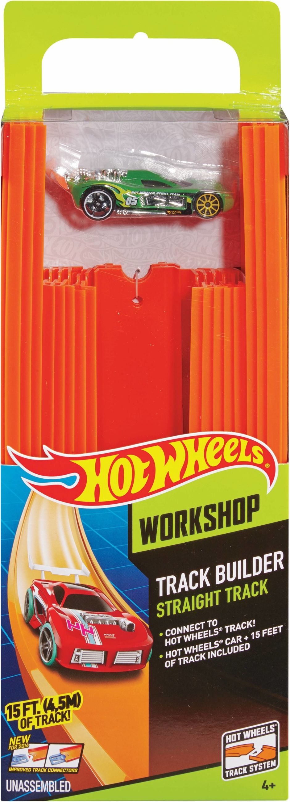 Hot Wheels track builder dlouhá dráha s angličákem - obrázek 1