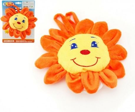Sluníčko natahovací hrající strojek plyš 20cm - obrázek 1