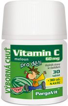 PargaVit Vitamin C meloun pro děti tbl.60 - obrázek 1