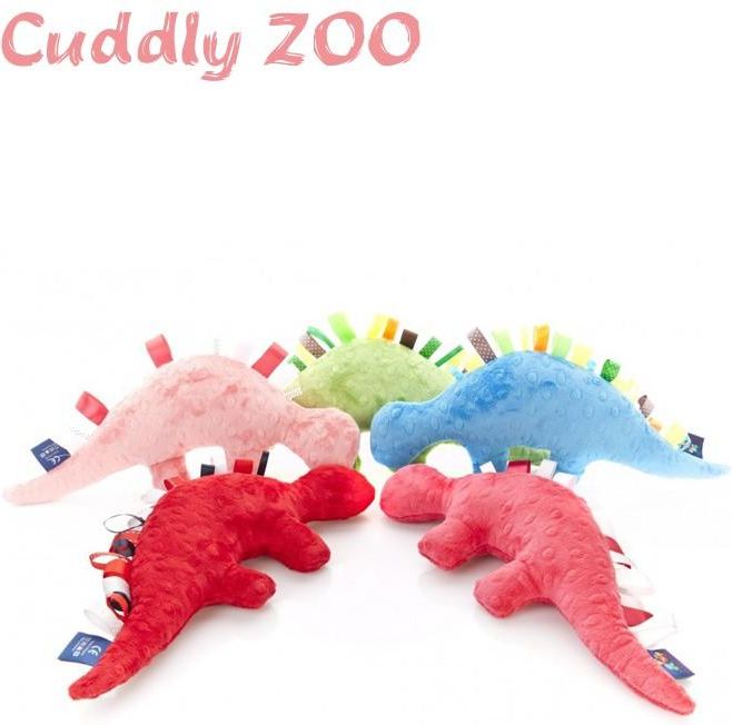 Dětská hračka Cuddly Zoo Dinosaurus tmavě růžový - obrázek 2