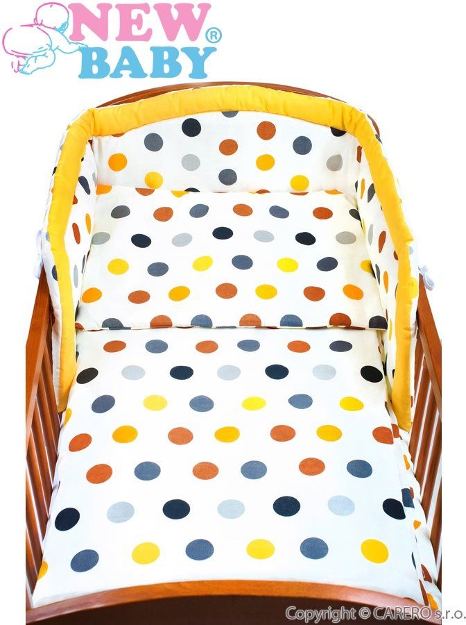 3-dílné ložní povlečení New Baby 90/120 cm Žlutá 90/120 cm - obrázek 1